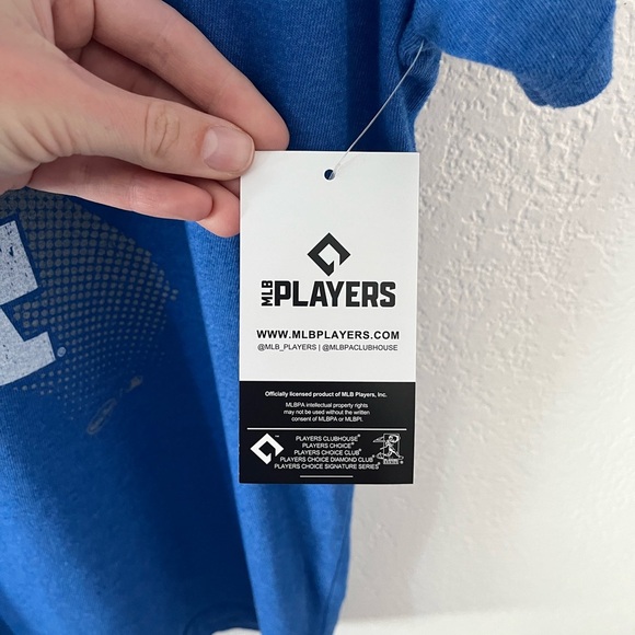 Los Angeles LA Dodgers Women Large Crewneck T shirt World Series 2024 Blue NWT - Picture 6 of 7